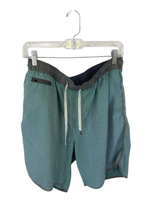 Vuori Size XL Sage Green Color Block Athletic Men's Shorts Sage Green / XL