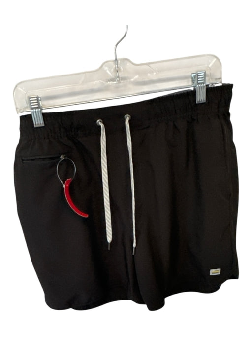 Vuori Size XL Black Recycled Polyester Drawstring Athletic Men's Shorts Black / XL