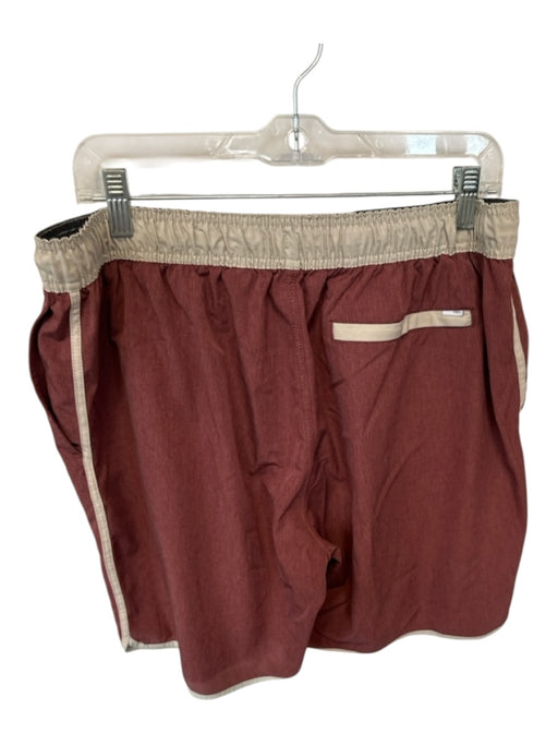 Vuori Size XL Rust Recycled Polyester Drawstring Athletic Men's Shorts Rust / XL
