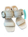 Dolce Vita Shoe Size 6M Cream & Tan Canvas Braided Block Heel Sandals Cream & Tan / 6M