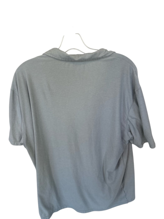 Vuori Size XL Light Gray Solid Athletic Men's Polo Light Gray / XL