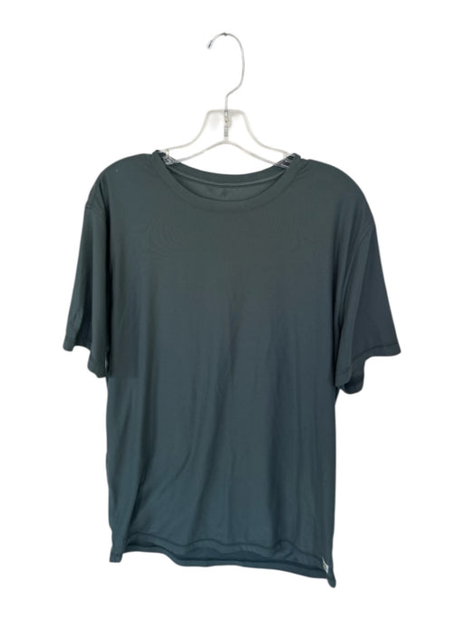 Vuori Size Est XL Slate Green Solid Athletic Men's T-Shirt Slate Green / Est XL