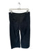 Maeve Size 28P Black Linen Blend High Waist Wide Leg Pants Black / 28P
