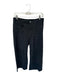 Maeve Size 28P Black Linen Blend High Waist Wide Leg Pants Black / 28P