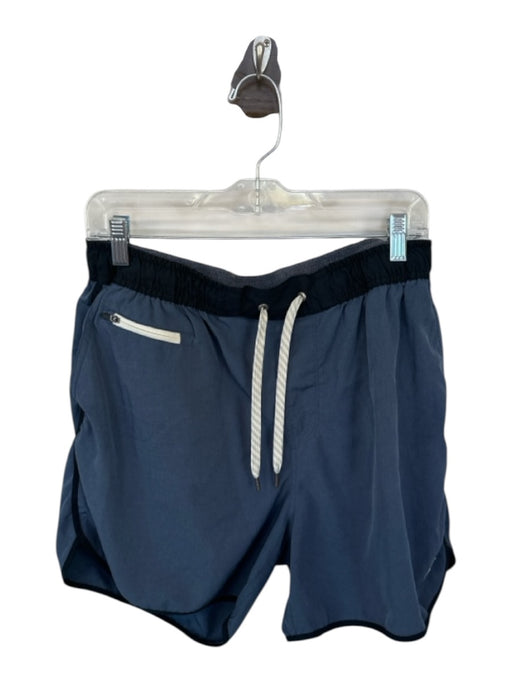 Vuori Size XL Navy & Black Color Block Athletic Men's Shorts Navy & Black / XL