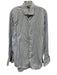Sid Mashburn Size Est L Light Blue & White Cotton Gingham Long Sleeve Shirt Light Blue & White / Est L