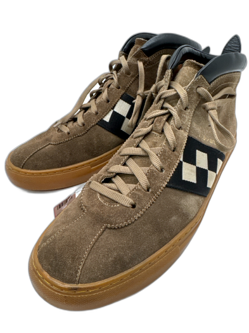 Bally Shoe Size 10.5D AS IS Tan Suede Solid Sneaker Men's Shoes Tan / 10.5D
