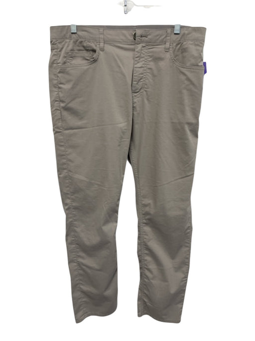 Faherty Size 32 Gray Cotton Blend Solid Khaki Men's Pants Gray / 32