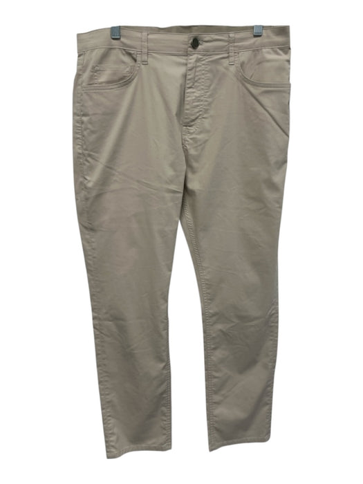 Faherty Size 32 Beige Synthetic Solid Khaki Men's Pants Beige / 32
