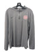 Nike Size M Gray Synthetic Solid Quarter Zip Men's Long Sleeve Shirt M