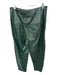 Veronica Beard Size 8 Dark Green Vegan Leather Snake Embossed Zip Close Pants Dark Green / 8