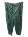 Veronica Beard Size 8 Dark Green Vegan Leather Snake Embossed Zip Close Pants Dark Green / 8
