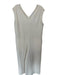 Marina Moscone Size 14 Cream Polyester Blend Back Zip V Neck Pants Romper Cream / 14