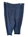 Toast Size Est 4 Navy Cropped Front & Back Pockets Belt Loops Barrel Pants Navy / Est 4