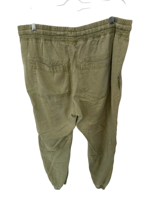 Zara Size XL Army Green Lycocell Elastic Waist Draw String Waist Pants Army Green / XL