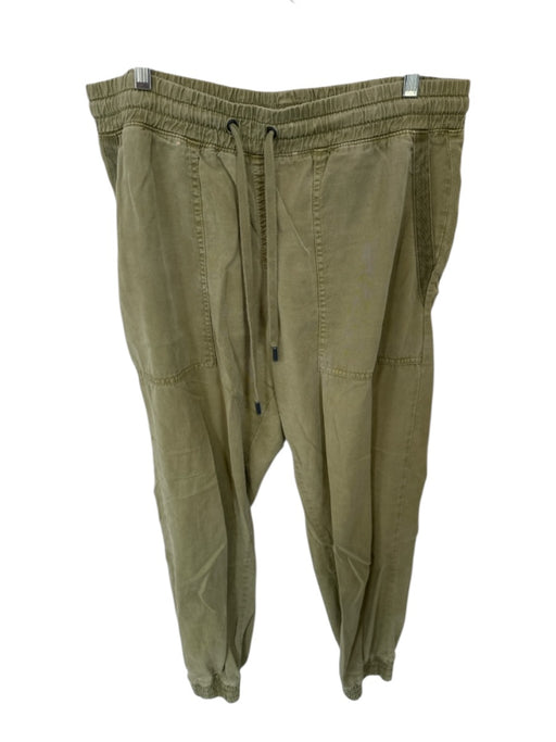 Zara Size XL Army Green Lycocell Elastic Waist Draw String Waist Pants Army Green / XL