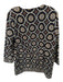 Silkland Size L Black & Brown Silk & Polyester Sequin Detail Long Sleeve Jacket Black & Brown / L
