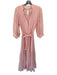 Jens Pirate Booty Size XS Pink Cotton Blend Maxi lace up 3/4 Sleeve Dress Pink / XS