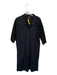 Rachel Comey Size 10 Black Cotton Front Button Pockets Collar Romper Black / 10