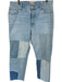 Everlane Size 31 Light Wash Cotton Blend Patchwork Ankle Raw Hem Jeans Light Wash / 31