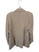 House of Harlow Size M Sand Viscose & Polyester Padded Shoulder Button Blazer Sand / M