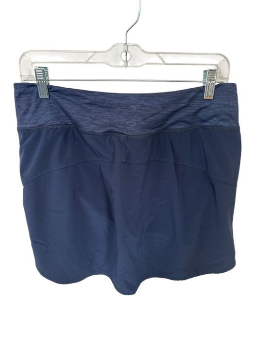 Outdoor Voices Size L Navy Recycled Polyester Blend Waist Band Athletic Skort Navy / L