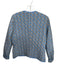 J. Crew Size 8 Blue & Pink Cotton Long Sleeve Flowers Quilted Jacket Blue & Pink / 8