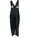 We The Free Size M Charcoal Cotton Blend Straight Leg Denim Overalls Charcoal / M