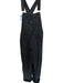 We The Free Size M Charcoal Cotton Blend Straight Leg Denim Overalls Charcoal / M