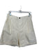 Everlane Size 10 Cream Organic Cotton High Waist Cuffed Bermuda Shorts Cream / 10