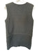 Billy Reid Size L Gray Cotton Blend Sleeveless Textured Full Zip Shift Dress Gray / L