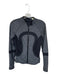 Lululemon Size Est S Gray & Black Heathered Full ZIp Reversible Athletic Jacket Gray & Black / Est S