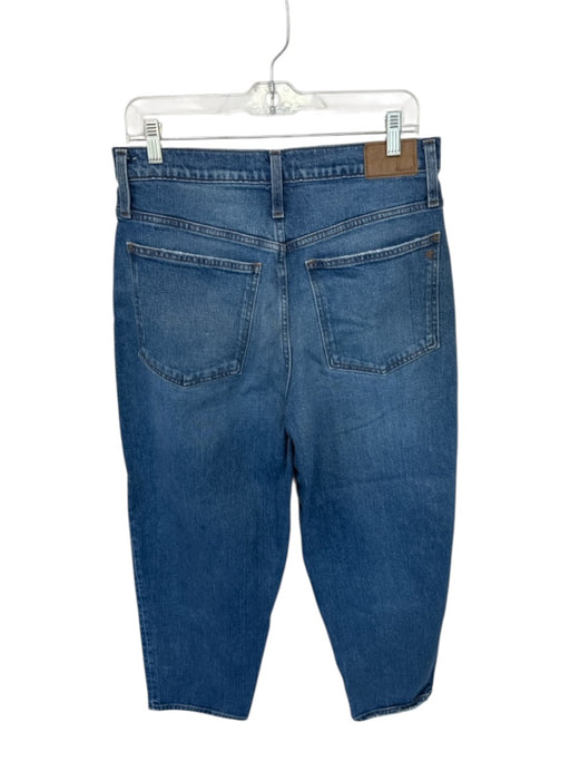 Madewell Size 30 Med Dark Wash Cotton High Waist Balloon Leg Jeans Med Dark Wash / 30