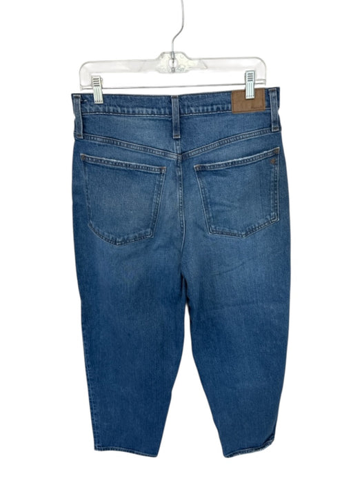 Madewell Size 30 Med Dark Wash Cotton High Waist Balloon Leg Jeans Med Dark Wash / 30
