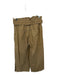 Carmar Size 10 Khaki Cotton High Waist Belted Raw Edge Wide Leg Pants Khaki / 10