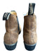 Blundstone Shoe Size 9 Brown & Black Leather Loops Block Heel Side Stretch Boots Brown & Black / 9