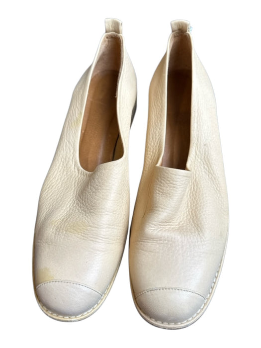 Donald J Pliner Shoe Size 10 Tan Leather Block Heel Wooden toe Wood Shoes Tan / 10