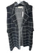 Anthropologie Size One Size Black & White Polyester Blend Squares Jacket Black & White / One Size