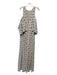 Rebecca Minkoff Size S gray multi Abstract Floral Cold Shoulder Maxi Dress gray multi / S