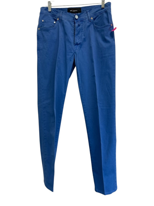 Kiton Size 32 Blue Solid Zip Fly Men's Pants Blue / 32