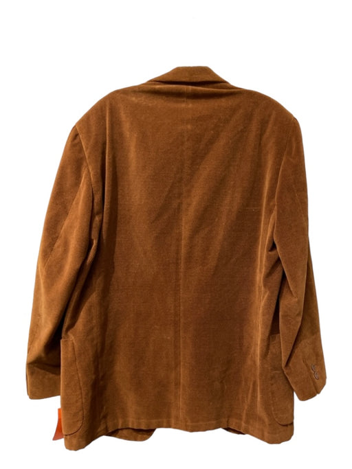 Ermenegildo Zegna Size 50 Burnt Orange Cotton 3 button Men's Jacket 50