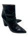 Sigerson Morrison Shoe Size 7 Black Patent Leather Pointed Toe Side Zip Booties Black / 7