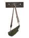 Anthropologie Taupe & White Vegan Leather Canvas Strap Crossbody Bag Taupe & White / S