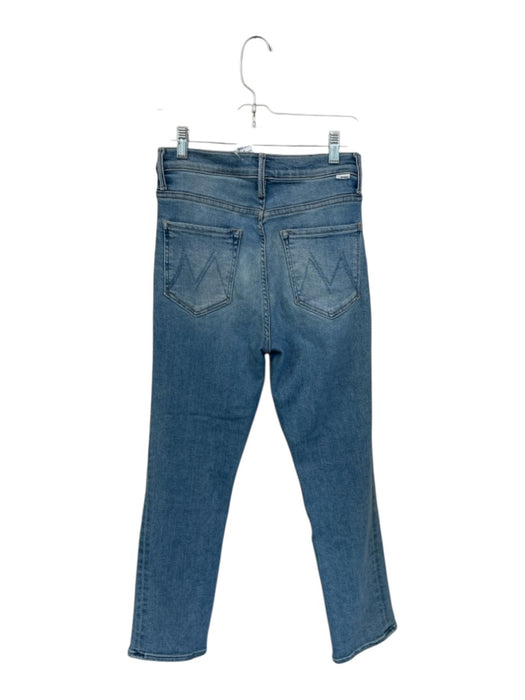 Mother Size 28 Light Wash Cotton Blend High Waist Straight Leg Jeans Light Wash / 28