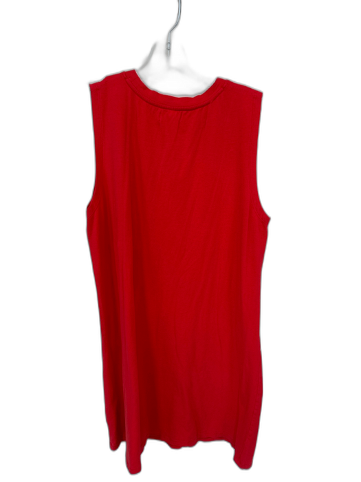 Stewart Simmons Size XL Red & Black Pima Cotton Sleeveless UGA Sequins Dress Red & Black / XL