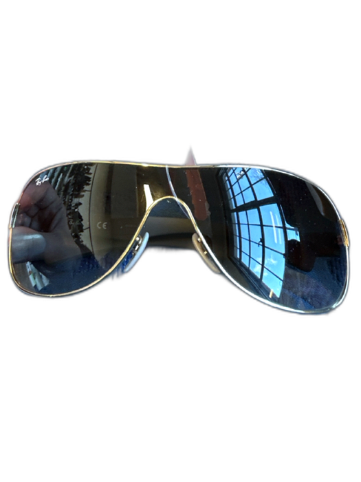 Ray Ban Gold & Brown Metal Sunglasses Gold & Brown