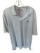 Peter Millar Size XL Blue & White Polyester Skulls Golf Men's Polo Blue & White / XL
