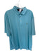 Ralph Lauren Size XL Blue & Green Polyester Striped Golf Men's Polo Blue & Green / XL