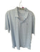 Peter Millar Size XL White & Blue Polyester Drinks Golf Men's Polo White & Blue / XL