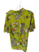 Dizzy Lizzie Size XS Green & Multi Linen Blend 3/4 Balloon Sleeve Dragon Dress Green & Multi / XS